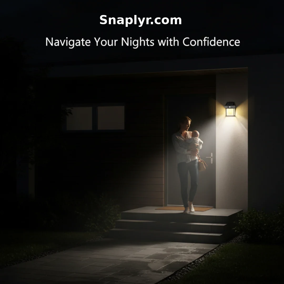 LED Solar Wall Lamp – View 7